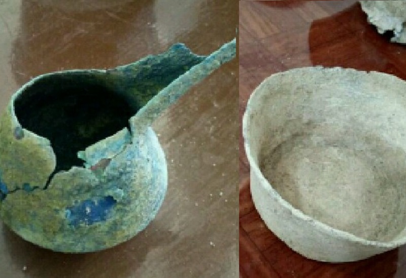 اشیای تاریخی هخامنشی در یک روستای مرودشت کشف شد