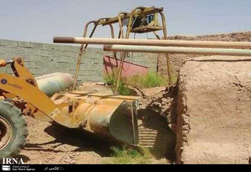 ۴۳۵۹حلقه چاه غیرمجاز در کرمان مسدود شد