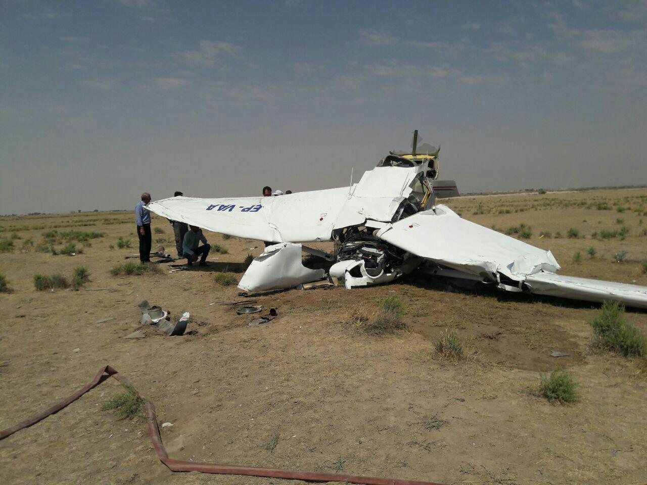 سقوط یک هواپیمای آموزشی ارتش