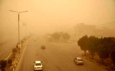 کاهش کیفیت هوا و گرد و غبار در برخی مناطق کشور