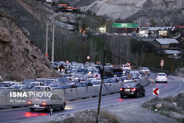 ترافیک پرحجم جاده‌های شمال در آستانه عیدفطر