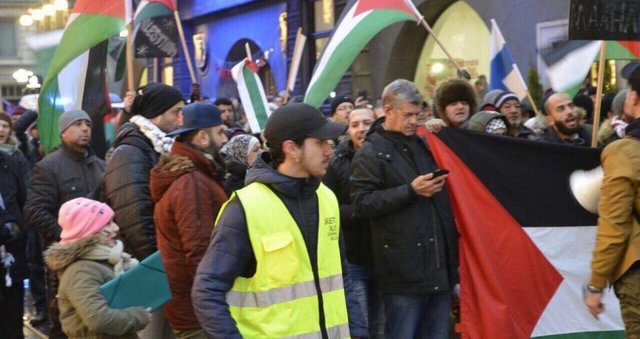 تظاهرات بزرگداشت شهدای بازگشت  و حمایت از غزه در فنلاند