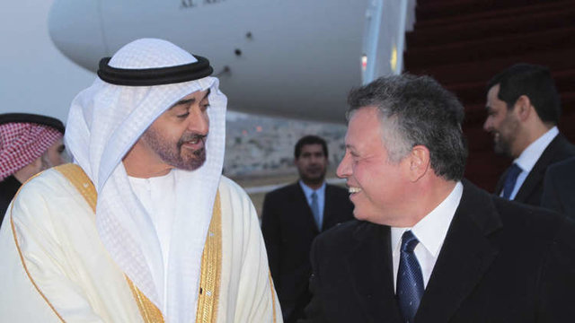 گفتگوی ولیعهد ابوظبی با عبدالله دوم در بحبوحه ناآرامی‌های اردن