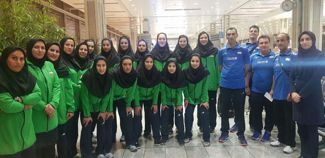 دختران والیبالیست ایران راهی مسابقات قهرمانی آسیا شدند