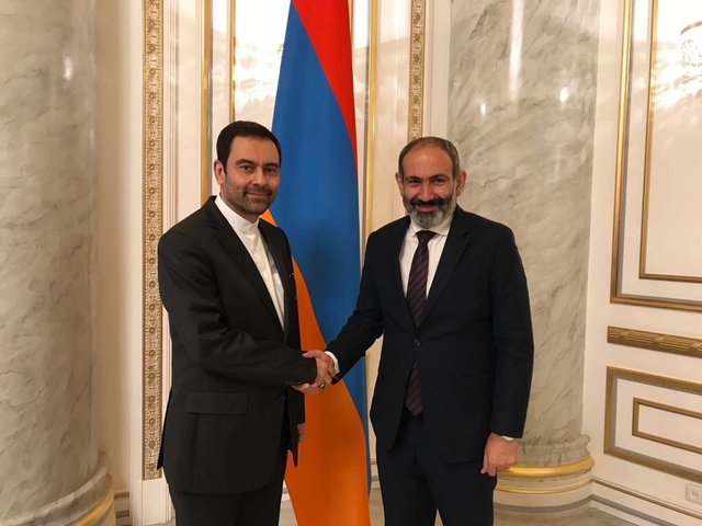 پاشینیان: ایران و ارمنستان براساس پیوندهای دیرینه و منافع ملی در کنار یکدیگر خواهند بود