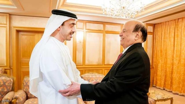 دیدار منصور هادی با وزیر خارجه امارات و تصمیم برای سفر به این کشور