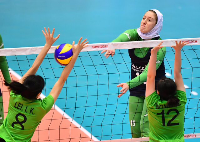توقف دختران والیبالیست ایران برابر ژاپن
