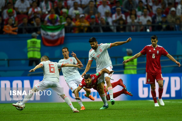  دیدار تیم‌های ایران و اسپانیا در دور دوم مرحله گروهی 