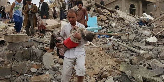 جنایت جدید جنگنده‌های ائتلاف سعودی در شهر عمران یمن