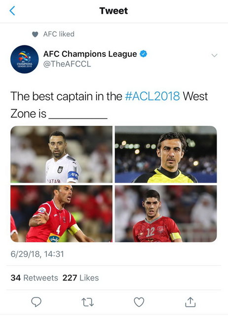 رحمتی، سید جلال و ژاوی کاندیدای بهترین کاپیتان‌های لیگ قهرمانان آسیا