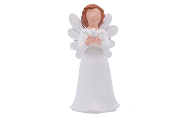 مجسمه فرشته fs پرنده سفید