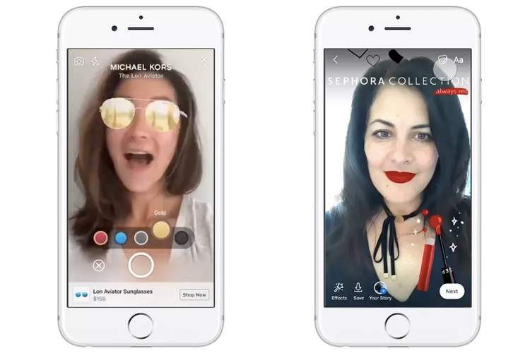 فیس‌بوک با قابلیت AR ads امکان تجربه لباس جدید را برای کاربران فراهم کرد