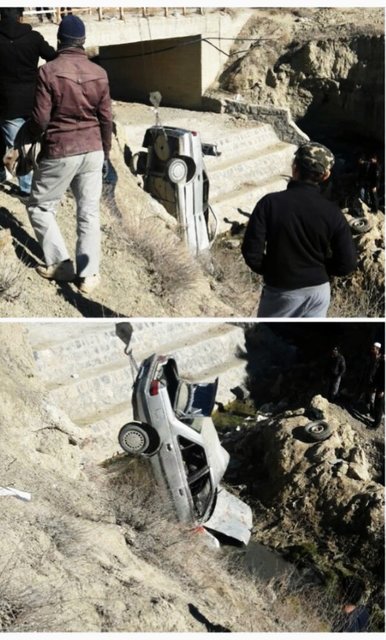 سقوط خودرو به دره در جاده چالوس با یک کشته