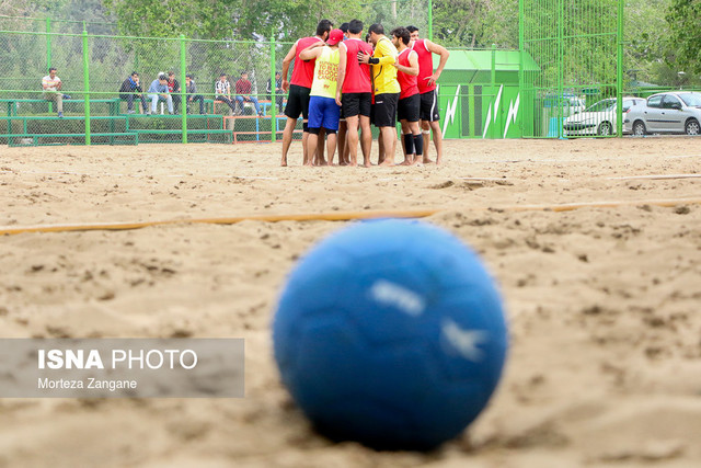 اردوی تیم ملی هندبال ساحلی در اصفهان