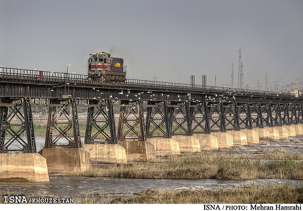 آخرین وضعیت “پل سیاه” قدیمی‌ترین پل راه‌آهن کشور پس از حریق