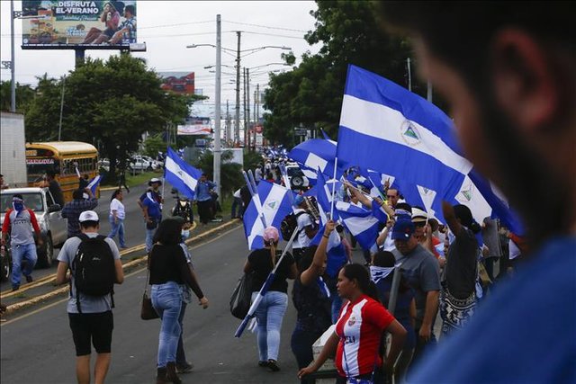ادامه تظاهرات معترضان نیکاراگوئه‌ای برای برکناری اورتگا