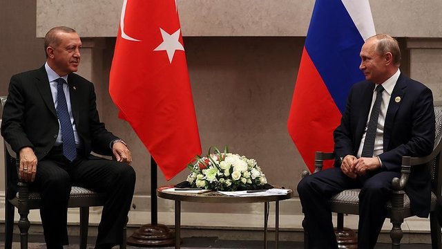 دیدار پوتین و اردوغان در حاشیه نشست بریکس