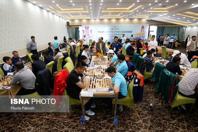 پیروزی تیم سبز شطرنج ایران در پایان دور چهارم جام ملت‌های آسیا