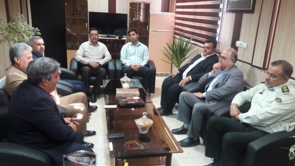برگزاری نشست هیات رئیسه اتاق اصناف کرج با رئیس پلیس امنیت عمومی استان البرز