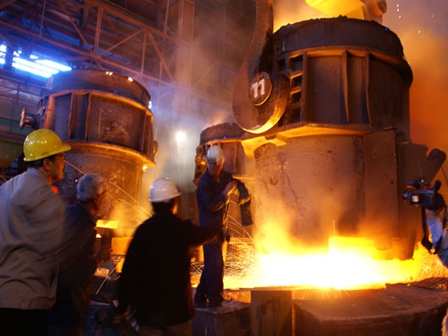 رشد ۲۳درصدی تولید فولاد خام ایران