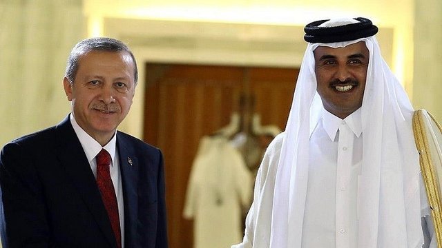گفتگوی تلفنی اردوغان با امیر قطر درباره تنش اخیر با واشنگتن