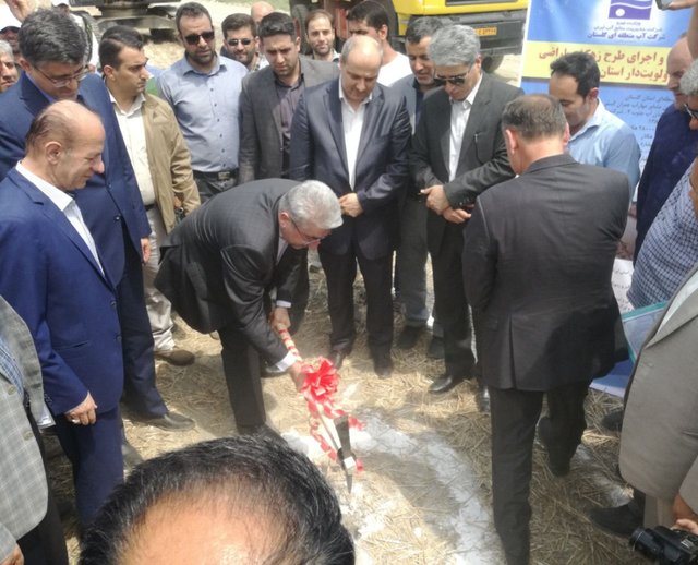 آغاز فاز دوم زهکشی اراضی اولویت دار گلستان با حضور وزیر نیرو