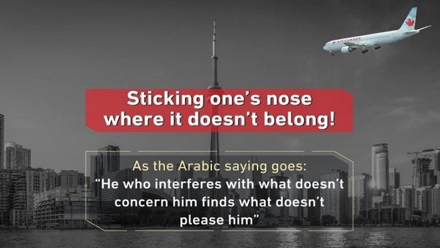 عربستان یک حساب کاربری که کانادا را تهدید کرده بود، بست