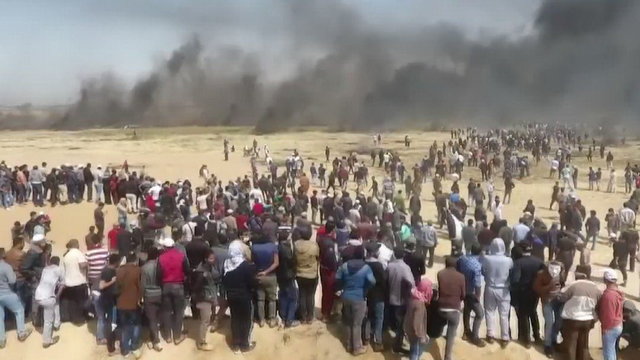 شهادت ۲ فلسطینی و زخمی‌شدن ۲۵۰ تن دیگر در تظاهرات این هفته غزه