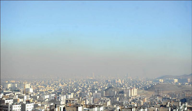 هوای پنج کلانشهر کشور آلوده است