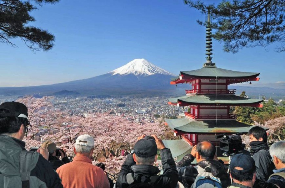ورود گردشگر به ژاپن یک رکورد جدید ثبت کرد