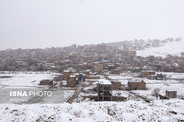 کولاک برف امروز آذربایجان غربی + تصاویر