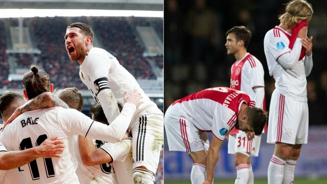 پیروزی ارزشمند رئال در هلند تاتنهام در ویمبلی دورتموند را تحقیر کرد رئال مادرید و آژاکس