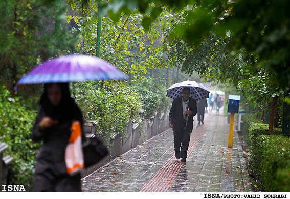 تداوم شدت بارش‌ها در نیمه شرقی فارس تا فردا