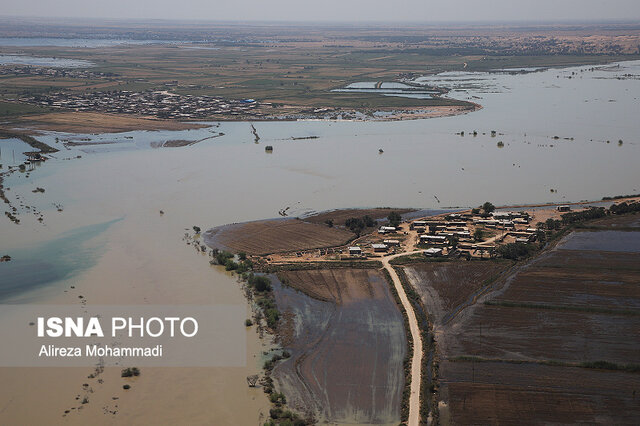 بیشترین خسارات سیل در خوزستان به روستاها و مزارع وارد شد