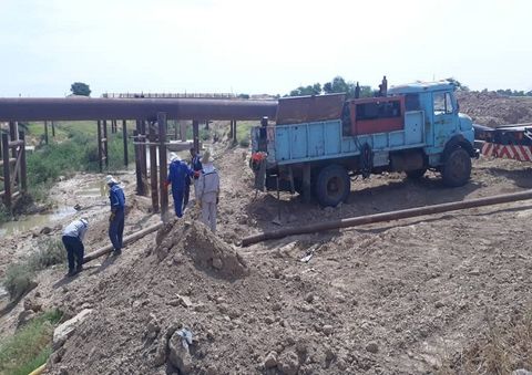 ایمن‌سازی خطوط لوله ۲۶ اینچ نفت در کوپال