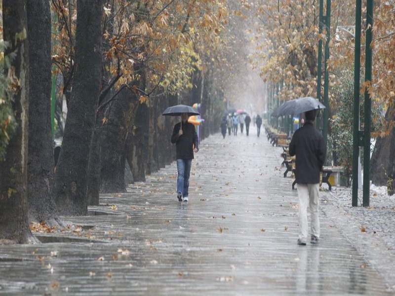پیش بینی رگبار باران و وزش شدید باد در ۱۵ استان