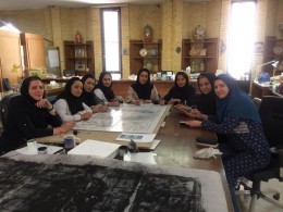 ساخت کتیبه دفاع مقدس با الهام از سرو ایرانی
