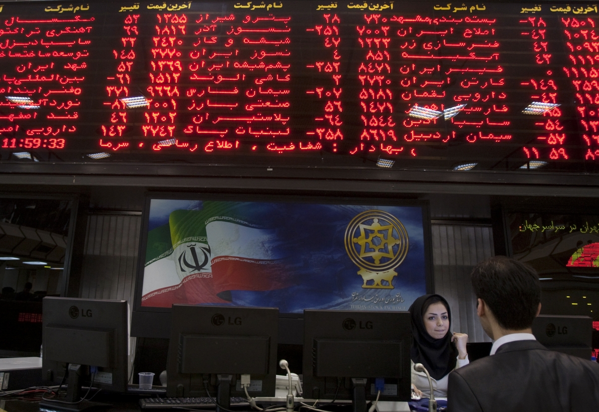 کاهش ۹۵ واحدی شاخص کل بورس تهران
