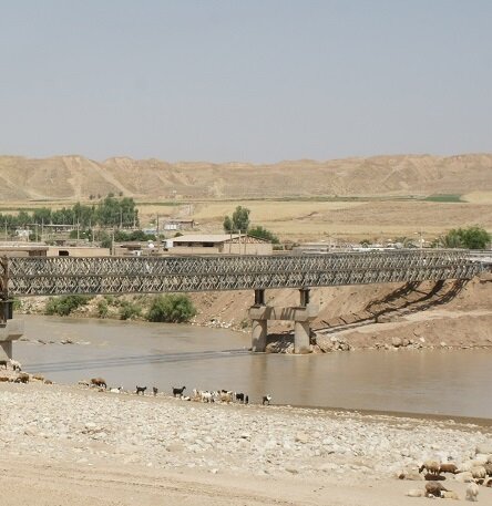 افتتاح طولانی‌ترین پل فلزی در چم مهر