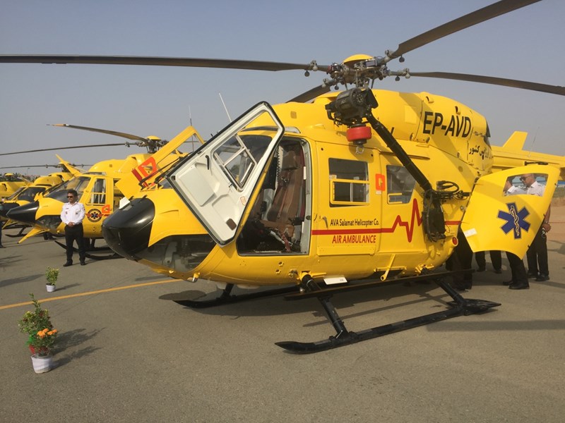 استقرار اولین بالگرد اختصاصی اورژانس هوایی در ایرانشهر