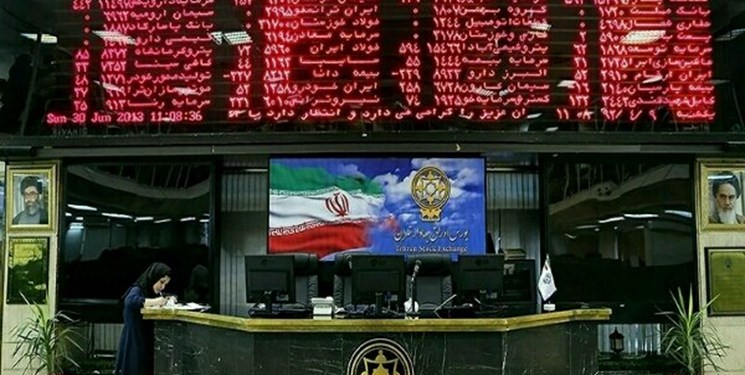 کاهش ۵۳۶ واحدی شاخص بورس تهران