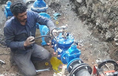 اجرای طرح ضربتی افزایش تولید آب در شهر تربت‌حیدریه