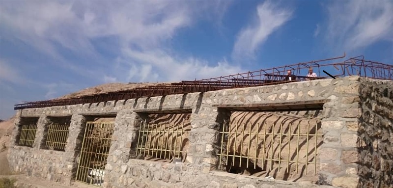 پیشرفت ۵۰ درصدی ساخت ورودی غار گلستان در شهرستان نیر