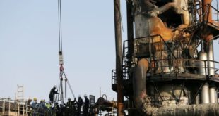 بازسازی تأسیسات نفتی عربستان