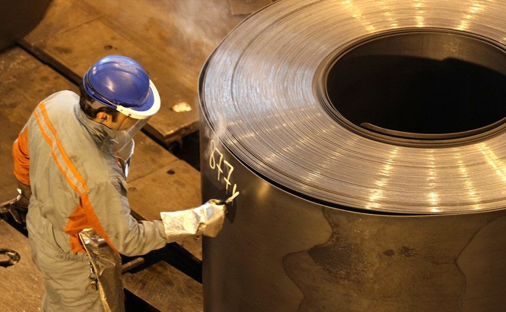 ثبت ۶۰ درصدی صادرات انواع محصولات فولادی