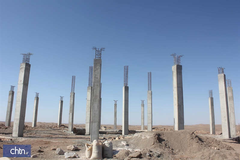 ادامه عملیات اجرایی ساختمان رصدگاه نجوم در کویر سه‌قلعه سرایان