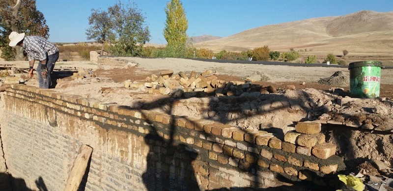 پایان مرمت عمارت تاریخی خاندان اشتری در روستای تواندشت علیای شازند