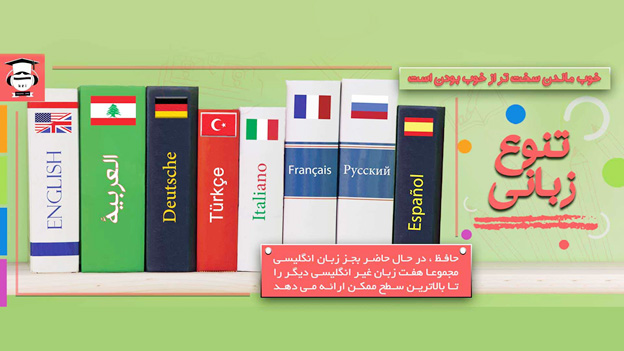 آموزش آنلاین زبان انگلیسی، فرانسه، عربی و آلمانی در سایت حافظ !