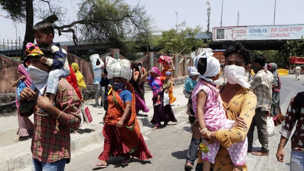قرنطینه کرونا در هند ۱۲۲ میلیون نفر را بیکار کرد