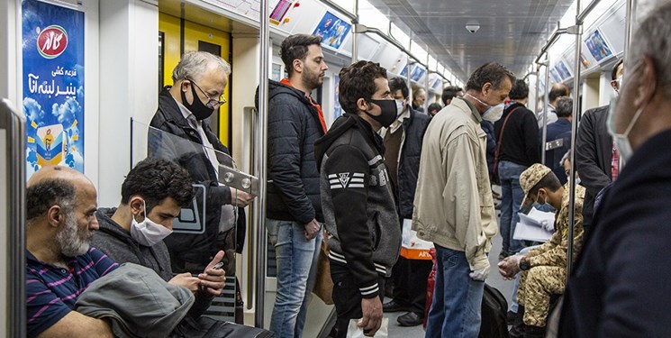 کاهش ۳۱ درصدی مسافران مترو در طرح جدید محدودیت های کرونایی